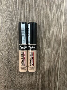 2X L'Oréal Infallible 24H Full Coverage Concealer #340 chamois